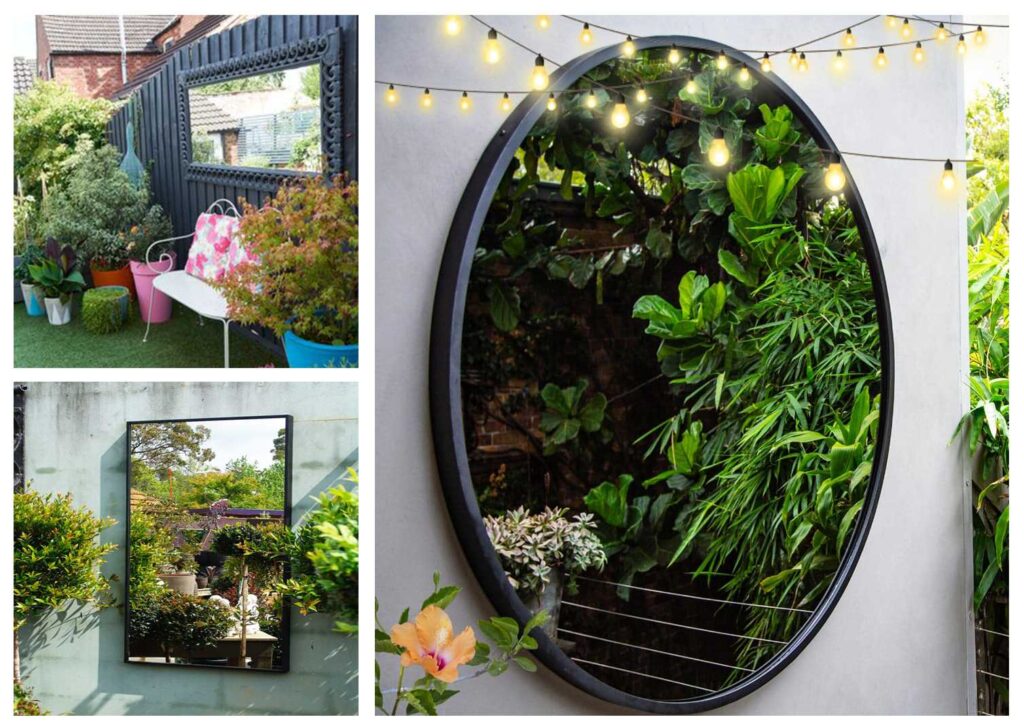 Incorporate Mirrors for small garden